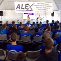 I had the honor to speak with Captain Joe Rajacic for the ALEX team (Aerospace Learning Experience) to 1600 school kids on field trips about aviation! I love to see them excited! Learn more at CDCDZ.org and their Facebook page!