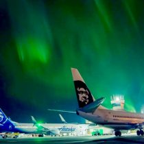 The Aurora Borealis – created when charged particles from the magnetosphere collide with atoms in the earth’s upper atmosphere, they absorb extra energy that is expressed as light! It is known as ‘the solar wind’ and displays as a dancing light show full of color!