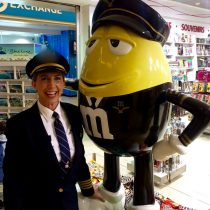 Look who I found?? Captain M&M and he was such a “sweeeet” guy!
